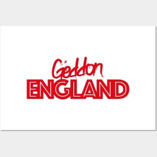 Geddon England Posters and Art